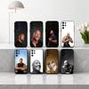Мощный J-Джонсон D-Дуэйн Чехол для телефона Samsung S25,24,23,22,30,21,10,9,Ultra,Plus,Lite,FE,4,5 G Мягкий Черный Чехол