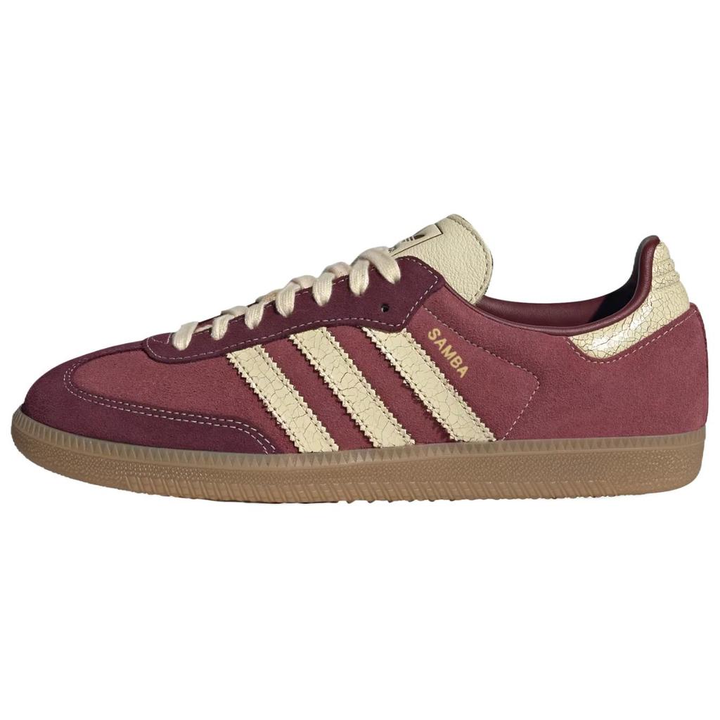 adidas Оригинальные Samba Og Удобные Мягкие Прочные Тренировочные Кроссовки Мужская Обувь Красный KK2267