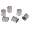 10Pcs Car Tire Valve Stem Caps Nylon Tyre Air Port Dust Covers W/ Gasket Gray Car Accessories For Auto Bike Air Valve Caps