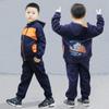 Мальчики Девочки 3-7 лет Хлопок Детская Одежда Свитер Молния Карман Зима Весна Комплект Длинный Рукав Детская Одежда Одежда Ребенок Малыш