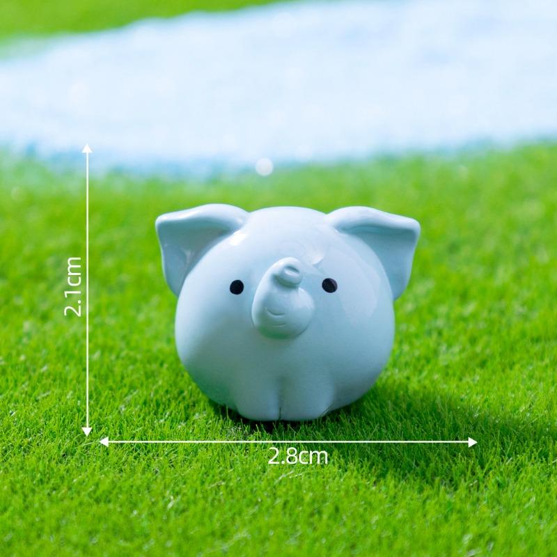 Милые и Пухлые Панда Капибара Маленькие Фигурки Животных Милые Украшения из Частиц Подвесные Аксессуары и Маленькие Орнаменты