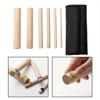 6 шт. Деревянный набор оправок с сумкой для хранения для рукоделия для формовки проволоки Деревянные стержни для DIY Аксессуары для быстрой намотки
