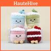 Plush Cake Red Keyring Pp Cotton Fill Soft Toy For Kids Birthday Gift Idea