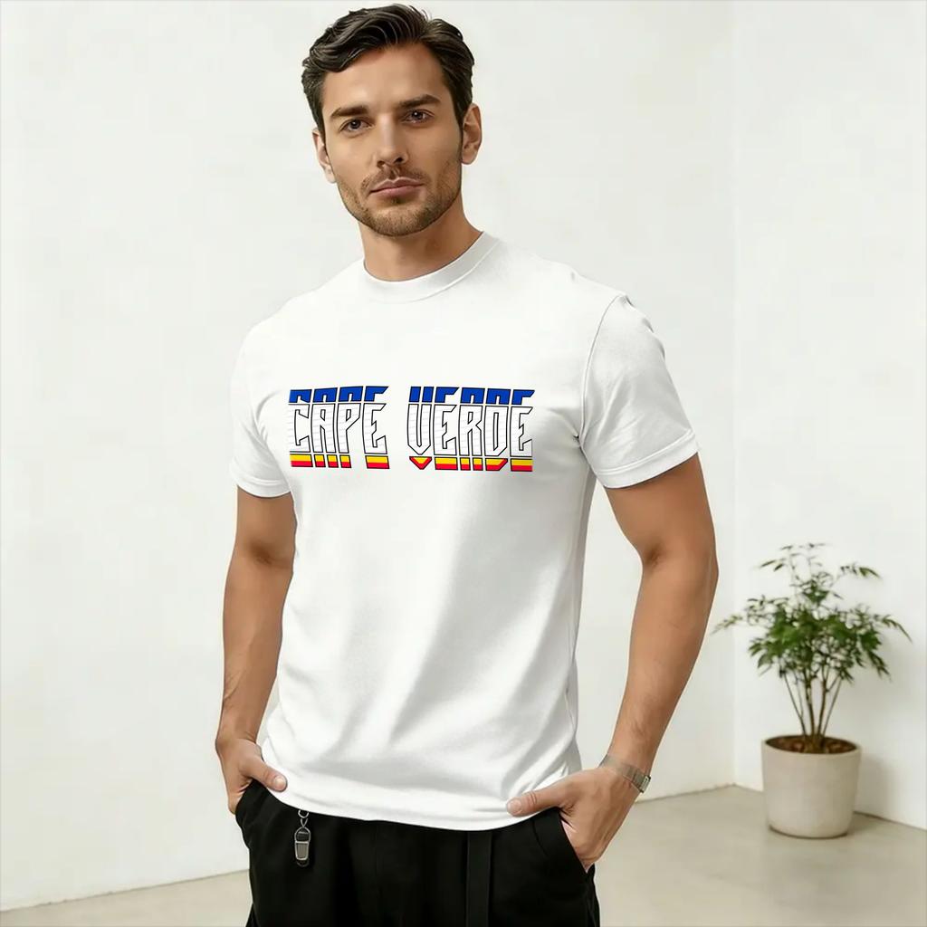 Proud Cabo Verde Flag T Shirt Unisex 100 Cotton Humorous TShirt O Neck Tees Short Sleeve Clothing 4XL 5XL 6XL