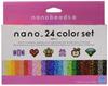 Kawada Nano Beads, Набор из 24 цветов, 80-63044