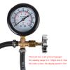 For Car Truck Gasoline Quick Connected Gasoline Pressure Gauge Meter Fuel Pump Pressure Gauge Tester 0-100PSI