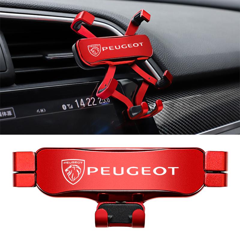 1Pcs ABS Car Phone Holder 360 Rotation Gravity Auto Grip Bracket For Peugeot 206 307 308 207 3008 208 407 508 2008 5008 301 406