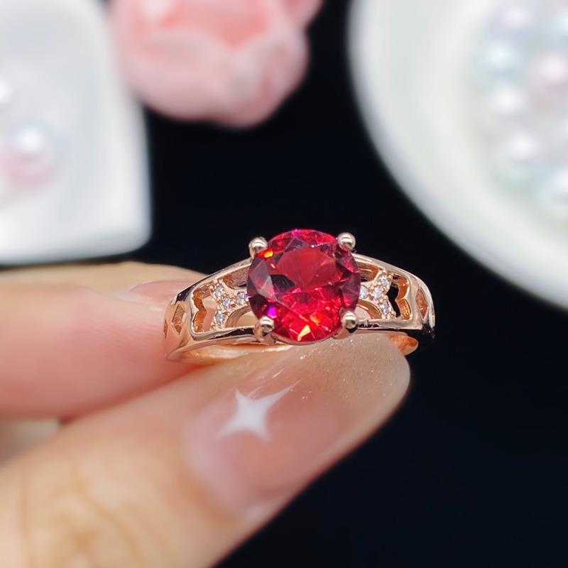  Bella Box, новая мода, темперамент, круглая форма, красные открывающиеся кольца, роскошные женские украшения для вечеринки, лучший подарок для матери, блестящие кольца