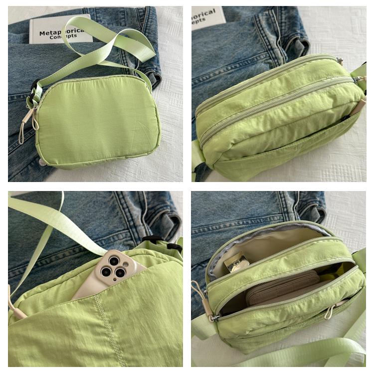 Женская нейлоновая сумка кроссбоди - 2025 Повседневная, легкая, вместительная маленькая сумка на плечо