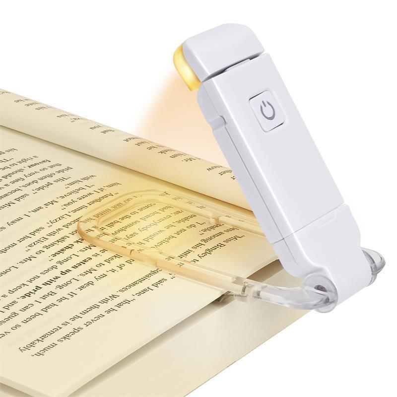 Светодиодный USB перезаряжаемый светильник для книг, светильник для чтения, защита глаз, ночник, портативный настольный светильник с зажимом, светильник для чтения, ночник