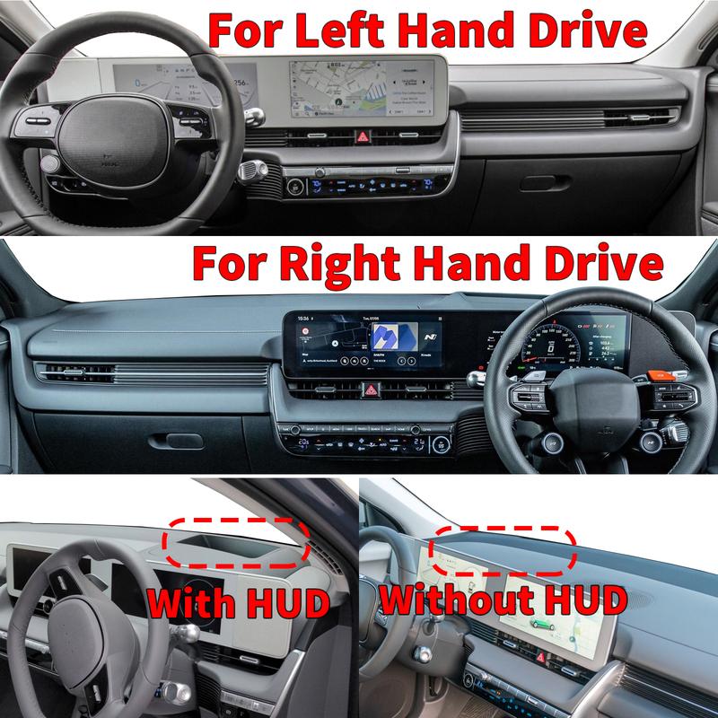 Для Hyundai IONIQ 5 2024 2025 N-line Аксессуары Коврик на панель приборов Автомобильный коврик на панель Защитная накладка на панель приборов Козырек Защитный ковер