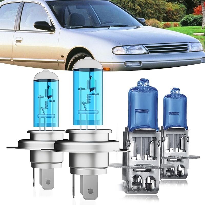 Halogen Headlights Fit For Nissan Altima 2019-2020 Headlight Bulbs,9005/H10/HB3 High Beam + H11/H8/H9 Low Beam Bright Front Car Lights,Plug And