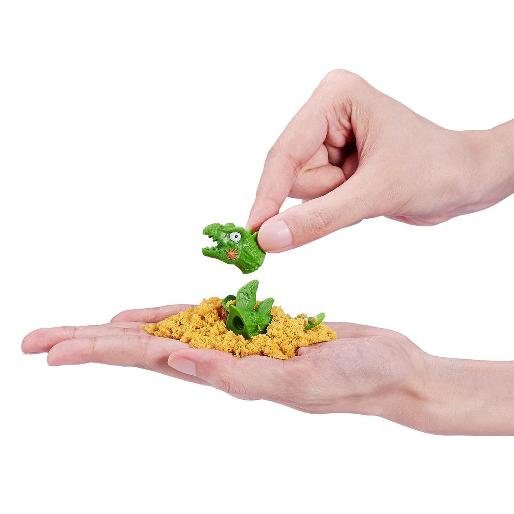 Smashers ZURU Dino Iceland Stegosaurus Dinosaur Slime Sand Surprise Toy Figure Gift for Boys and Girls