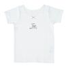 Sanrio Quilted Short Sleeve Undershirt Set with Name Label Product Number 213152 Kids' (2 Pieces), Kuromi, 120cm, Inside,