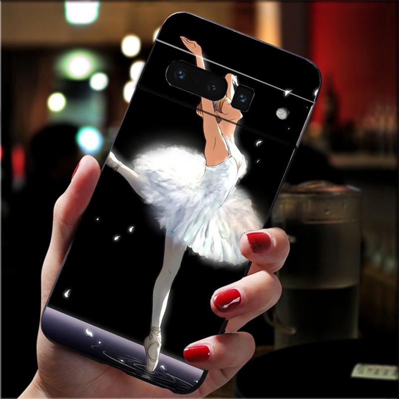 Чехол для телефона Google Pixel 10 Pro XL 9 Pro XL 9A 8 7 6 Pro Pixel 8A 7A 6A Pixel 8 7 6 5 Девушка, танцующая балет, балерина