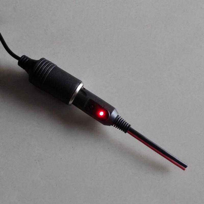 High Quality Copper Wire High-Power 12V 24V Auto 20A Male Car Cigarette Lighter Led Socket Plug Connector Adapter