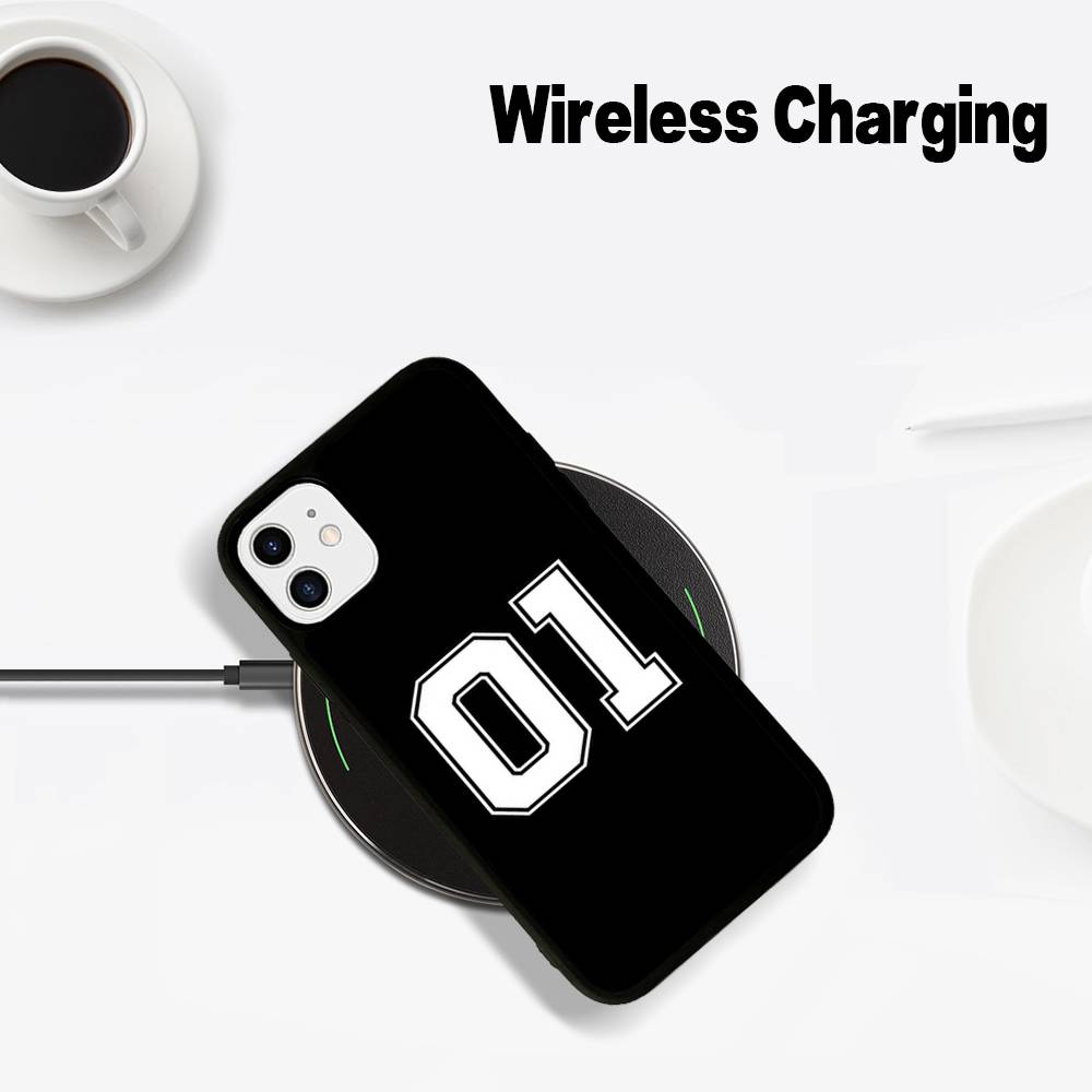 Number Football Phone Case Magnetic Case For iPhone 17 16 15 14 13 12 11 For Magsafe Wireless Charge Cover