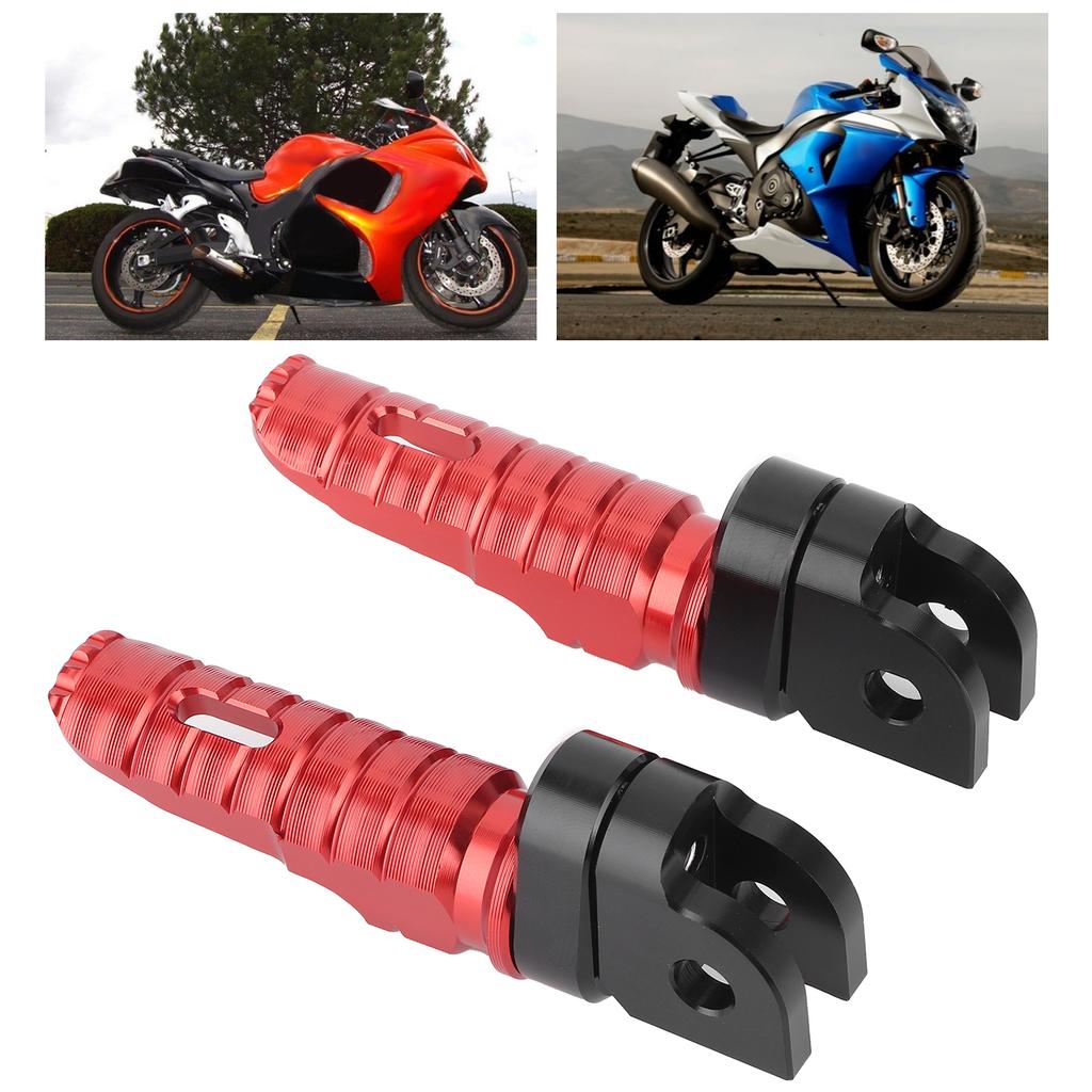 Пара Передних Подножек Педалей Модификация Мотоцикла Подходит для Honda CB125R CB300R CB1300SF CB600FRed