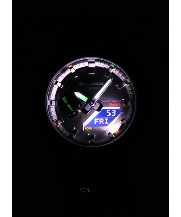 Casio G-Shock Mobile Link Аналоговые цифровые мужские часы с черным циферблатом и солнечной батареей GA-B2100FC-1A 200M