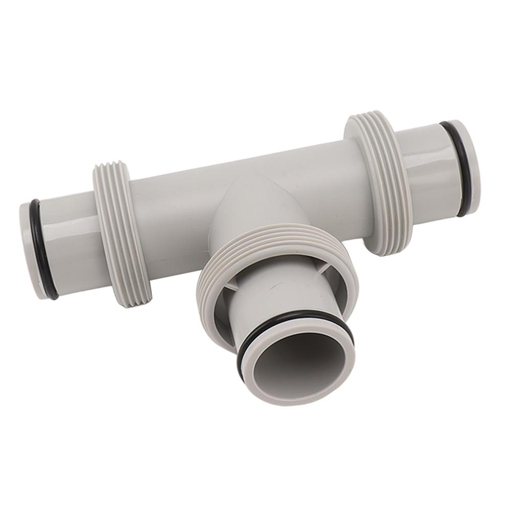 Split Swimming Pool Hose Plunger Valve 2 In 1 T Shape Hose Plunger Valve Replacement for for Filter