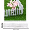 90x5cm Mini Fairy Garden Fence Natural Wood DIY Wooden Fence  Dollhouse Decoration