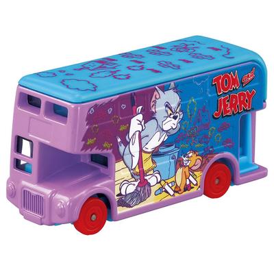 TAKARA TOMY Dream Tomica SP Автобус Тома и Джерри в обертке (фиолетовый) Игрушечная машинка-миниатюра для детей от 3 лет и старше