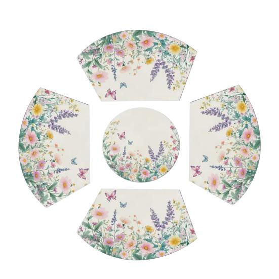 Впитывающие подставки под тарелки Диатомовые подставки под тарелки Маслостойкие Термостойкие Современные коврики для стола для обеденного стола, пикника, вечеринки