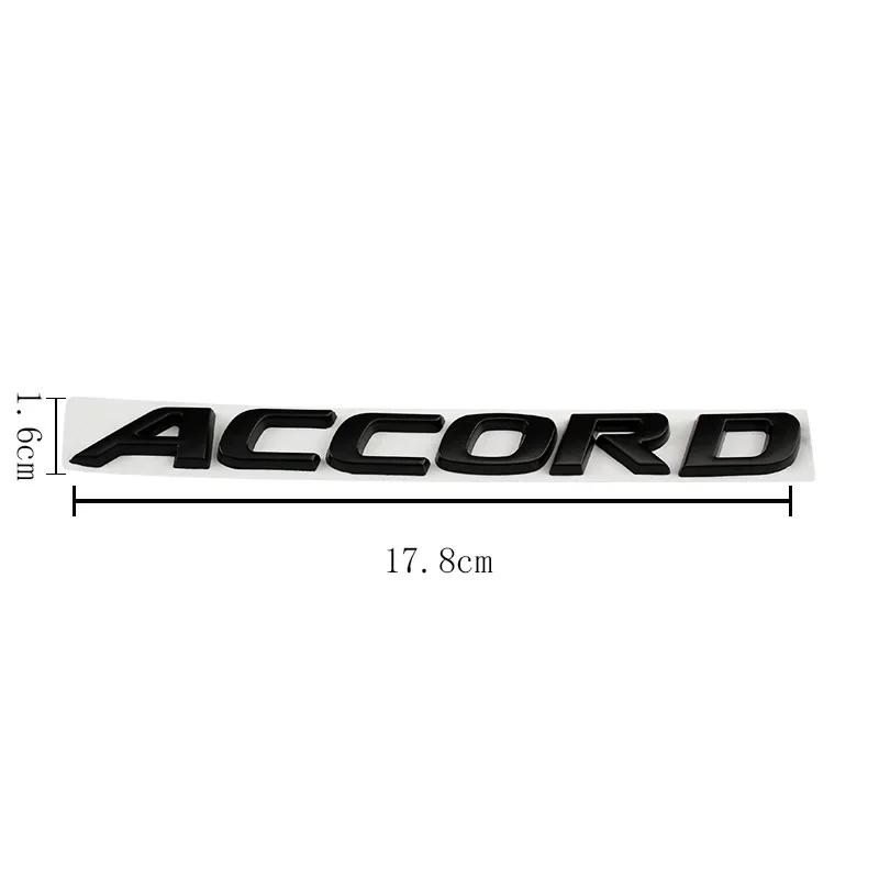 MPC4 Metal 3D Car Sticker Side Fender Badge Rear Trunk Emblem Decal Styling for Honda Acoord Logo 10th 11th 8th 2024 2023 Accessories