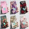Case For Asus ROG 7 Cover Fashion Butterfly Flowers Pattern Bumper Soft Black Jelly Silicone Phone Case For Asus ROG7 5G Casing