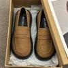 Одиночные туфли женские осенние ретро-туфли на толстой подошве Lefou Shoes модные весна и осень