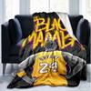 Black Mamba Spirit Print Flannel Blanket, Soft Warm Lightweight Throw Blanket for living Room,Sofa Bed Camping office