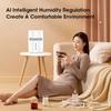 Intelligent 4L Large Home Air Humidifier & Purifier Negative Ion Fog Free Air Humidifier Purifies Diffusion for Fresh Air