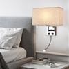 E27 Hotel Bedhead Fabric Wall Light with Switch LED Spotlight Reading Light Спальня Кабинет Nordic Home Decoration Lights