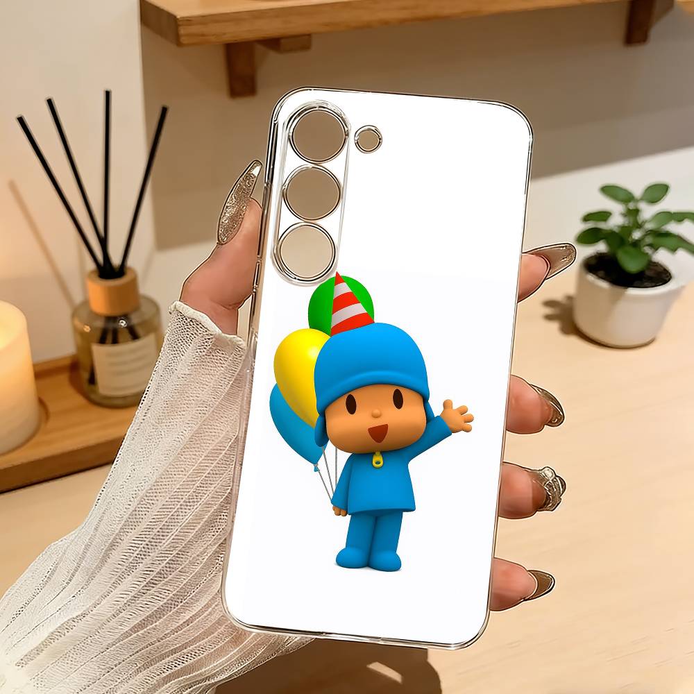 CUTE P-Pocoy-o Phone Case For Samsung A10 A12 A31 A40 A70 Transparent Cover