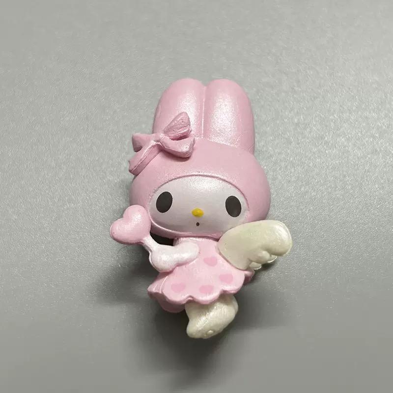 Фигурка Ангел Хелло Китти 4 см Sanrio Мелоди Куроми Аниме Синнаморолл Кукла Каваи DIY Украшение для торта Рождественские подарки для детей