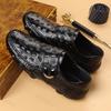 Men's Shoes Genuine Leather Luxury Crocodile Pattern Business Casual Shoes Men Loafers Mocassins High-quality Men's Dress Shoes