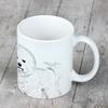 Bichon Frise, Bichon Tenerife, Bichon a poil frise - cup with a dog, cheerful cup for a dog lover, personalized gift from the Art-Dog brand