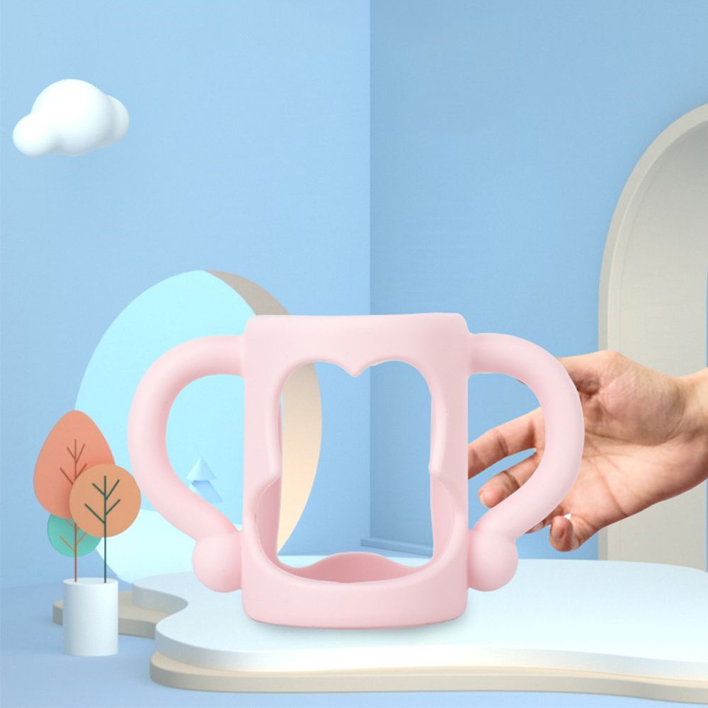Silicone Safety Universal Handle Baby Bottle Handles Feeding Bottles Accessories Wide Mouth Grip