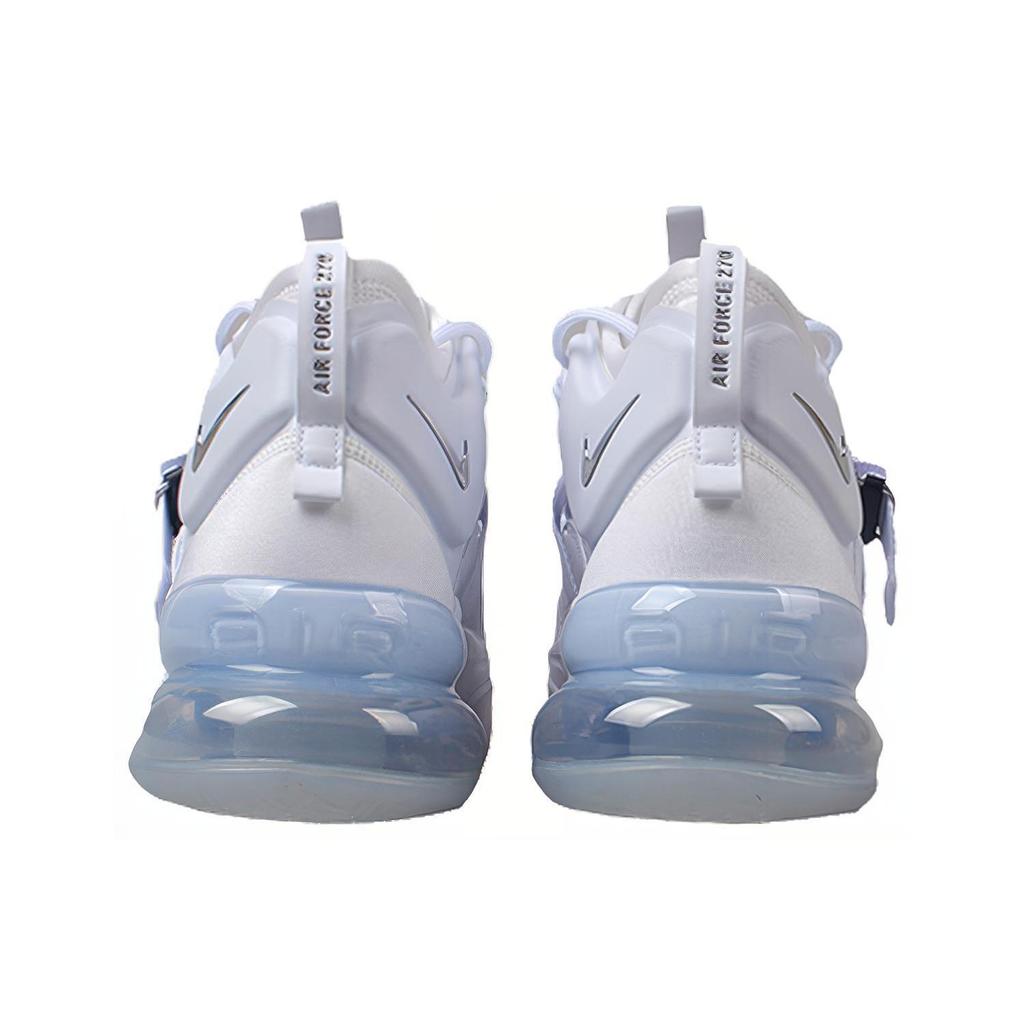 Nike Air Force 270 'Metallic Silver' (Unisex) White / Metallic Silver Casual Shoes AH6772 100