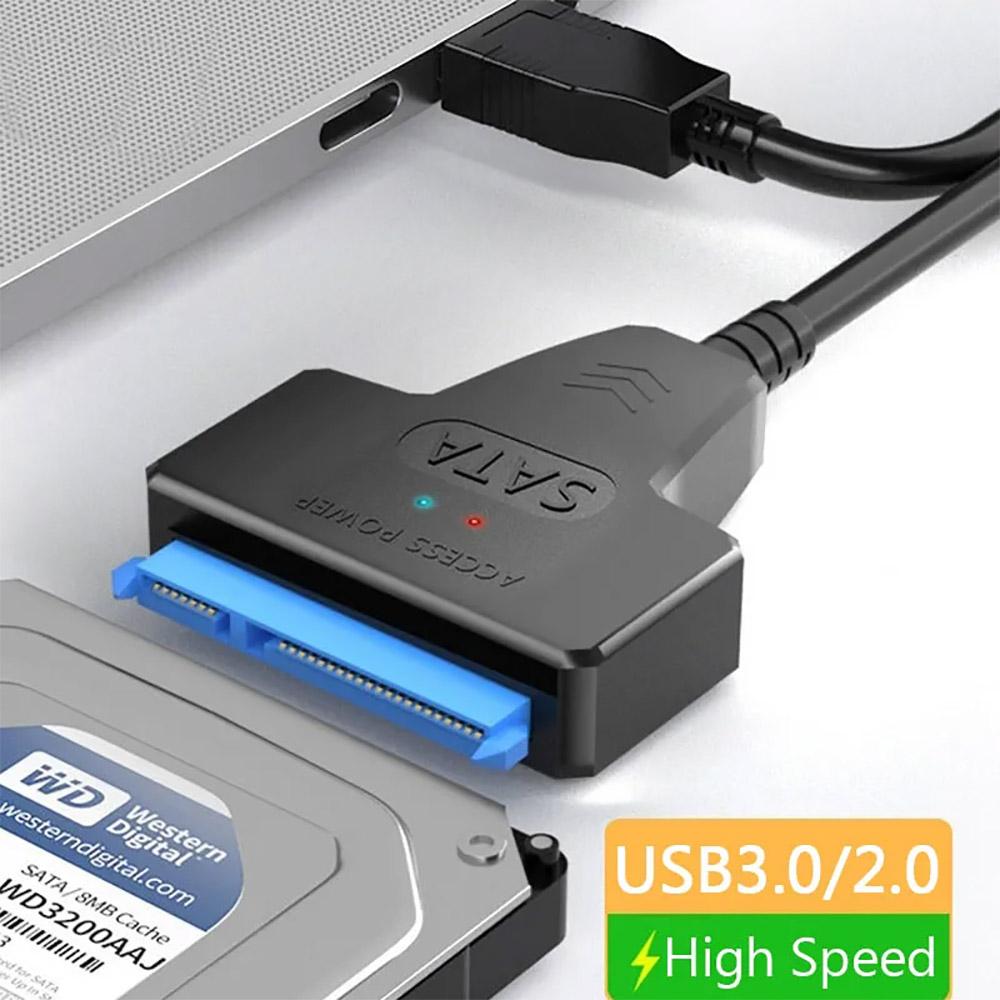 USB Rapid 2.0 к SATA 22-контактный кабель-конвертер адаптер драйвера жесткого диска для 2,5-дюймового жесткого диска/SSD