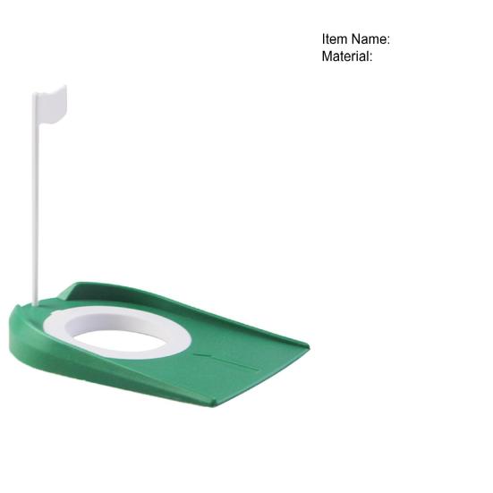 Чашка для гольфа с флажком Пластиковый тренировочный снаряд для лунок для гольфа Аксессуар для тренировочной площадки для гольфа в помещении