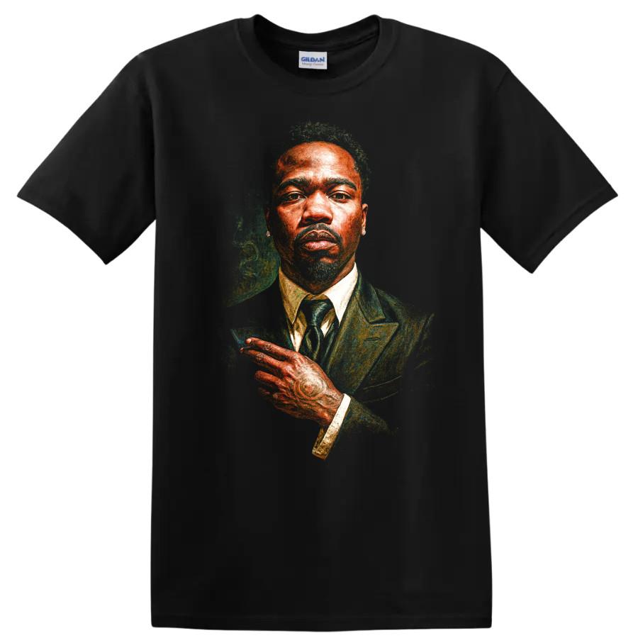 Pusha T Stylized Portrait Artwork Hip Hop T Shirt Music Fan Tee