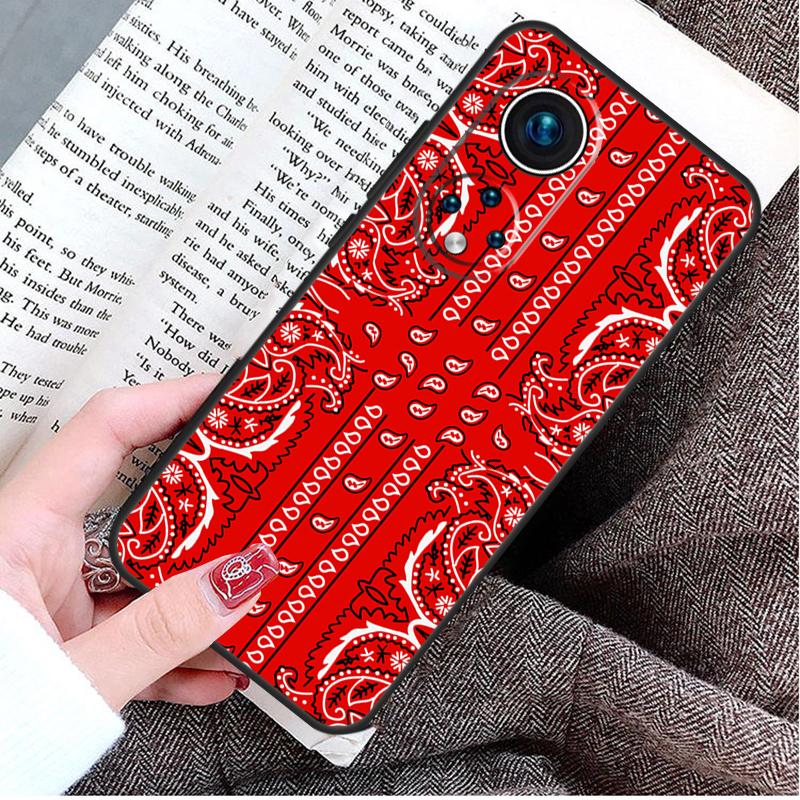 Красная бандана с узором пейсли Чехол для Honor Magic 5 6 7 8 Pro Honor Win RT X9d X9c X9b X9a X8c X8b 50 70 90 400 200 Lite
