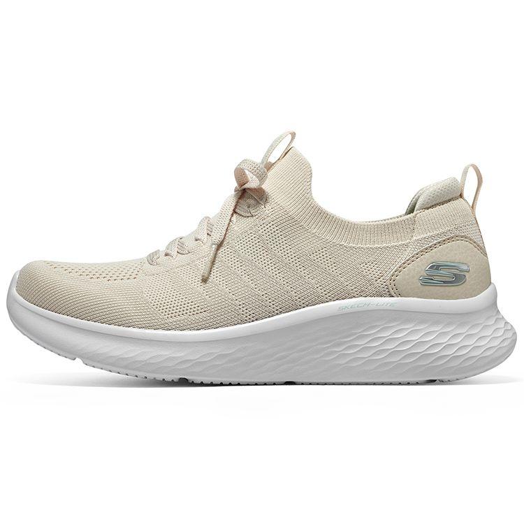 Skechers Skech-Lite Pro Удобные Низкие Повседневные Кроссовки Женские Бело-Кремовые 149769-NAT
