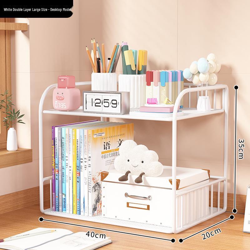 Многоярусный настольный органайзер для книг для офиса, кабинета, общежития и обеденного стола.