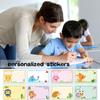 Blank Name Tag Cartoon Name Labels Rectangle Name Stickers  Home