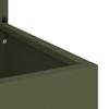 Garden Privacy Screen Canvas Olive Green 50 x 140 cm