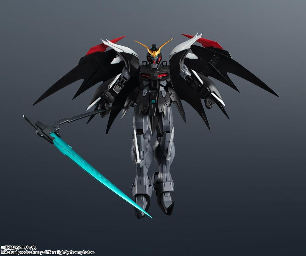 TAMASHII NATIONS GUNDAM UNIVERSE Мобильный костюм Gundam W Бесконечный вальс Gundam Deathcythe Hell GUNDAM DEATHSCYTHE HELL 150 мм окрашенная подвижная фигурка
