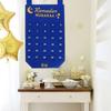 Traditional Plush Ramadan Countdown Calendar for Eid Mubarak Islamic Muslim Party Supplies Home Decoration