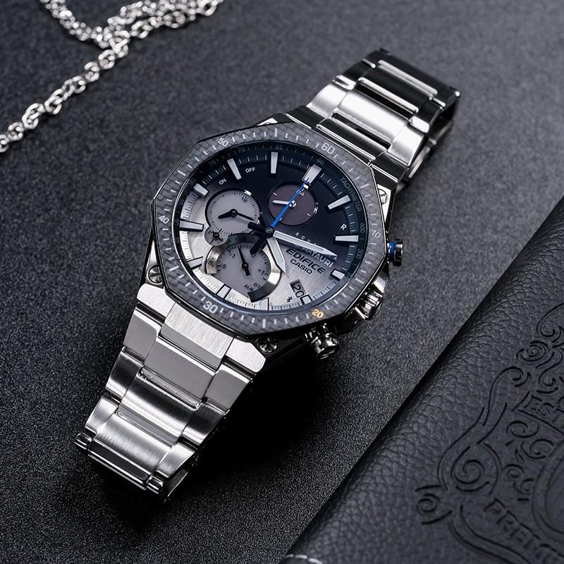 Casio Мужские часы EDIFICE Белые EQB-1100AT-2APR